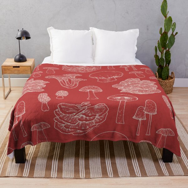 Item preview, Red Mushroom Pattern designed and sold by Elizabeth Weglein.