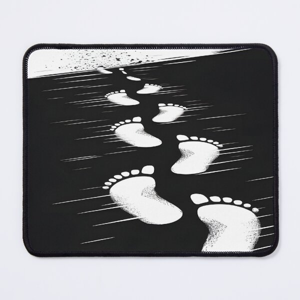 Item preview, Footprints Wandering in the Sand designed and sold by Idea-Artwork.
