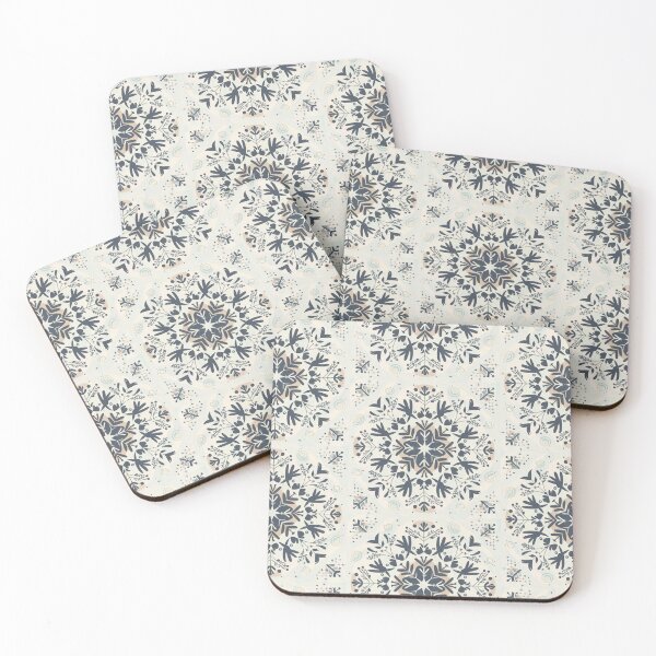 Item preview, Elegant Snowflake Floral Pattern | Winter Wonderland Mug & Decor designed and sold by HahaHandlesHub.