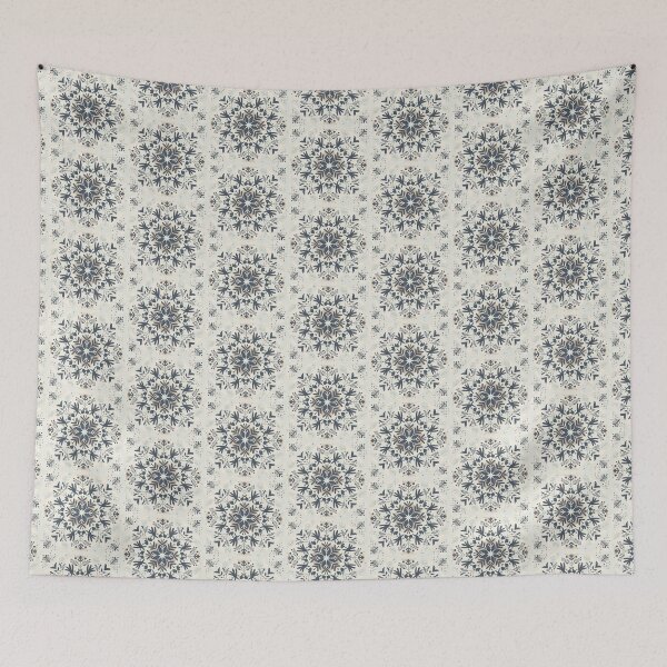 Item preview, Elegant Snowflake Floral Pattern | Winter Wonderland Mug & Decor designed and sold by HahaHandlesHub.
