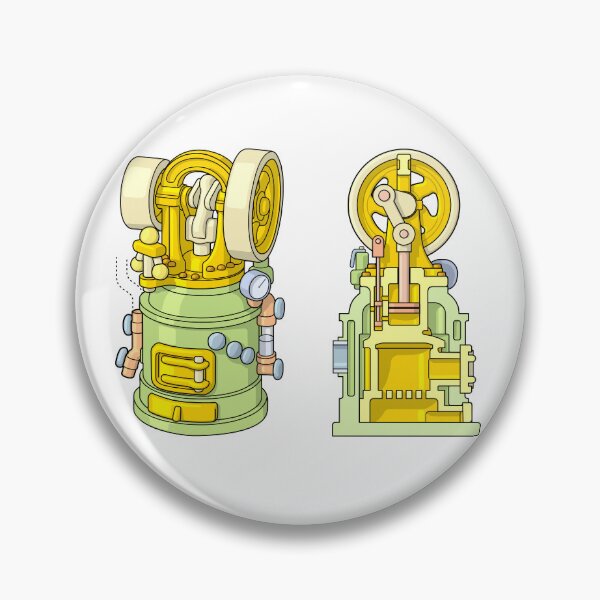 Item preview, Baxter Steam Engine Diagram designed and sold by taylorcustom.