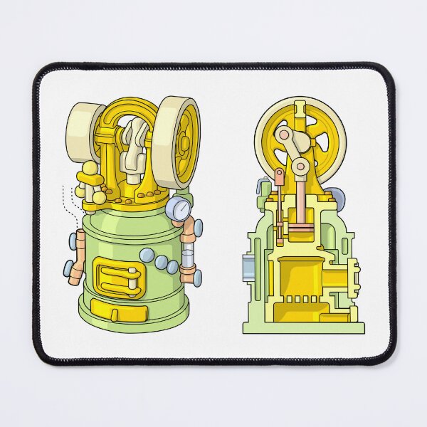 Item preview, Baxter Steam Engine Diagram designed and sold by taylorcustom.