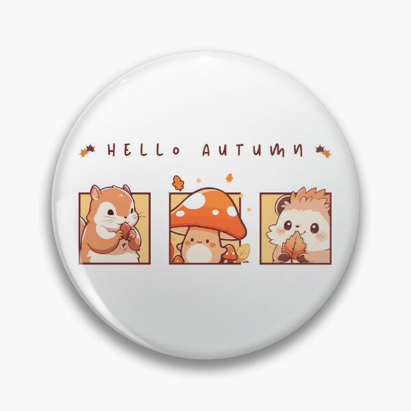Item preview, Hello Autumn! Cute Season Thanksgiving and Fall Color Animals Lovers designed and sold by Loyaltees Apparel.