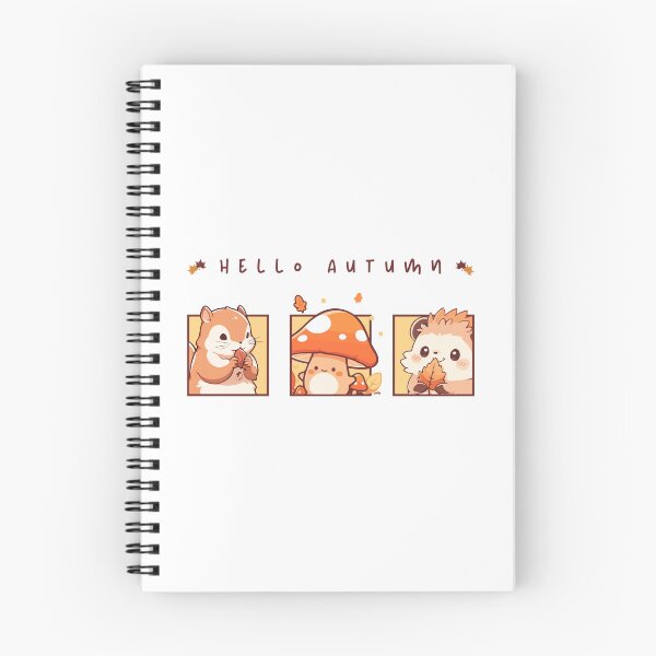 Item preview, Hello Autumn! Cute Season Thanksgiving and Fall Color Animals Lovers designed and sold by Loyaltees Apparel.