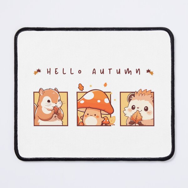 Item preview, Hello Autumn! Cute Season Thanksgiving and Fall Color Animals Lovers designed and sold by Loyaltees Apparel.