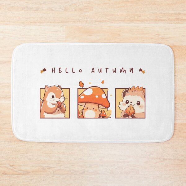 Item preview, Hello Autumn! Cute Season Thanksgiving and Fall Color Animals Lovers designed and sold by Loyaltees Apparel.