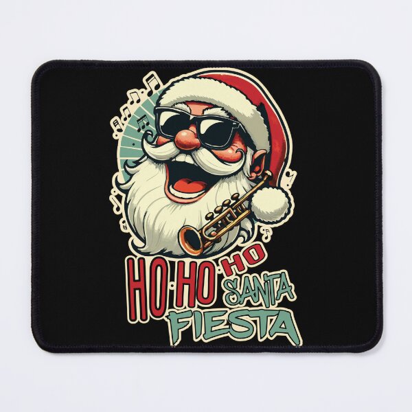 Item preview, Cool funny Santa Claus wearing sunglasses for a cool Christmas party (Ho-ho-ho, Santa Fiesta) designed and sold by ZerNatR.