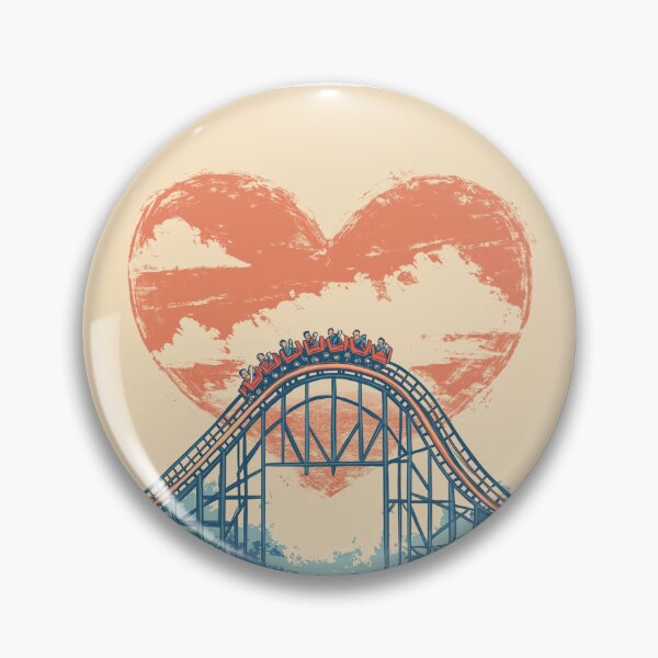 Item preview, Heart & Roller Coaster designed and sold by admin-trevtone.