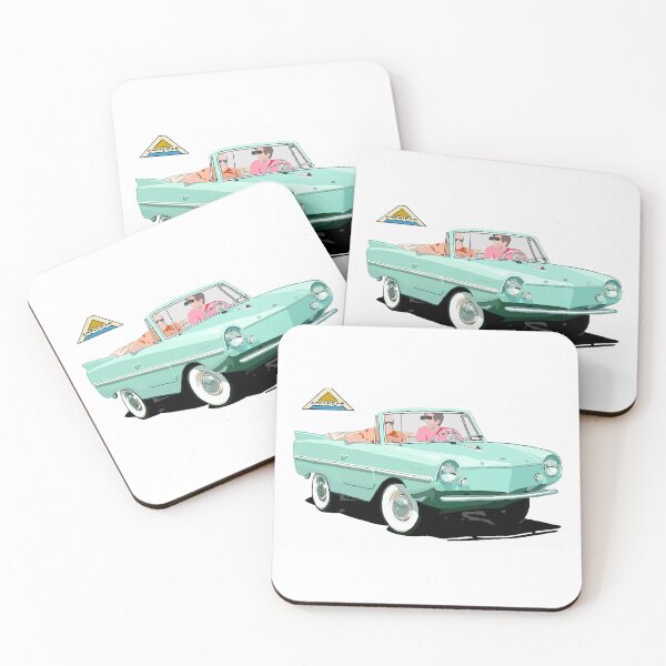 Item preview, Mint colored Amphicar designed and sold by avenueart01.