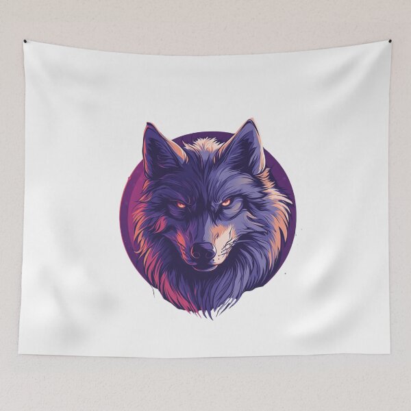 Item preview, The brave wolf designed and sold by Natthiya Minimal.