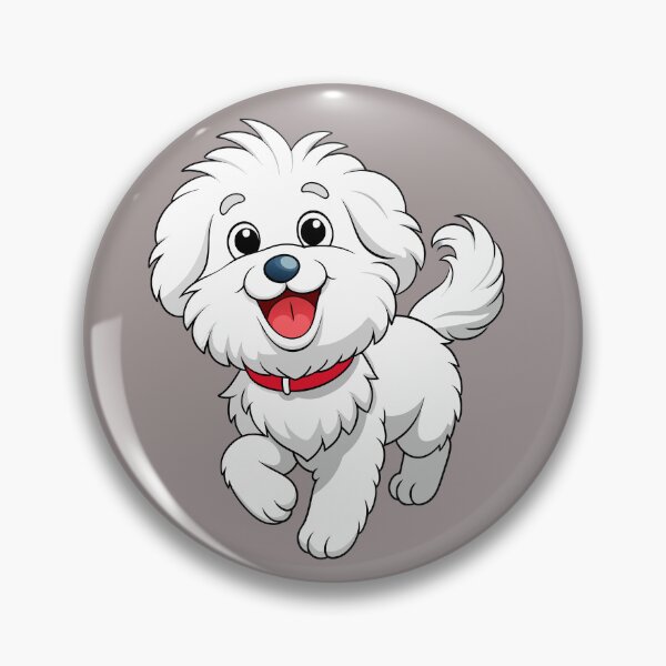 Item preview, Happy Bichon Frise Prancing Art designed and sold by iwcus.