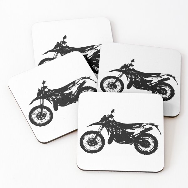 Item preview, Black graphic motorbike - dirt bike #1 designed and sold by sticker-vault.