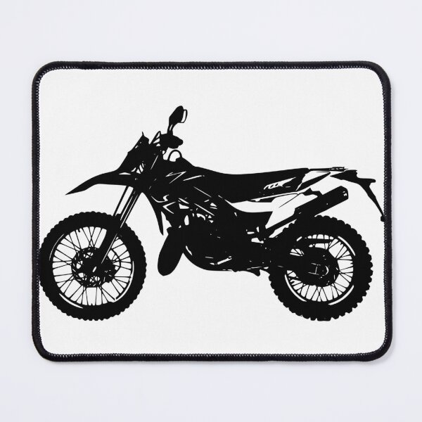 Item preview, Black graphic motorbike - dirt bike #1 designed and sold by sticker-vault.