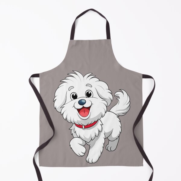 Item preview, Happy Bichon Frise Prancing Art designed and sold by iwcus.