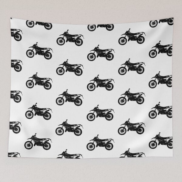 Item preview, Black graphic motorbike - dirt bike #1 designed and sold by sticker-vault.