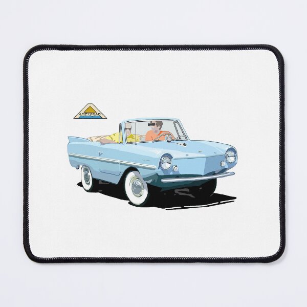 Item preview, Blue colored Amphicar designed and sold by avenueart01.