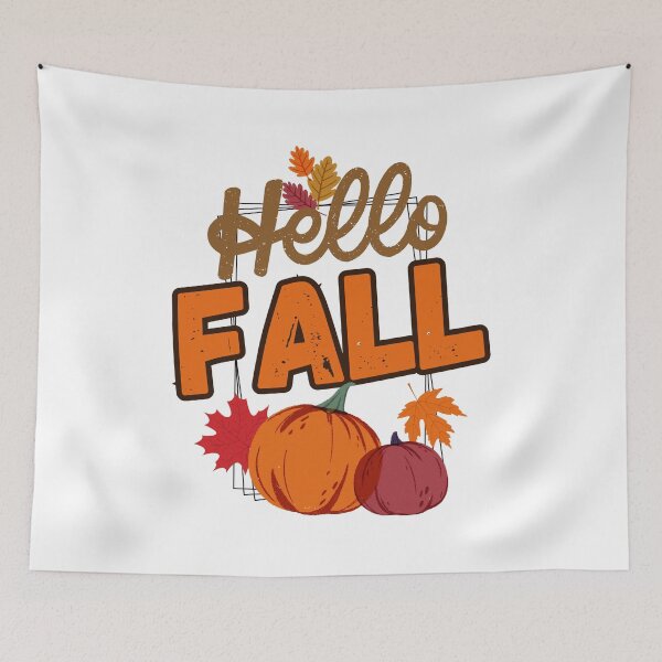 Item preview, Hello Fall! Pumpkin Graphic Funny Thanksgiving Gifts  designed and sold by Loyaltees Apparel.