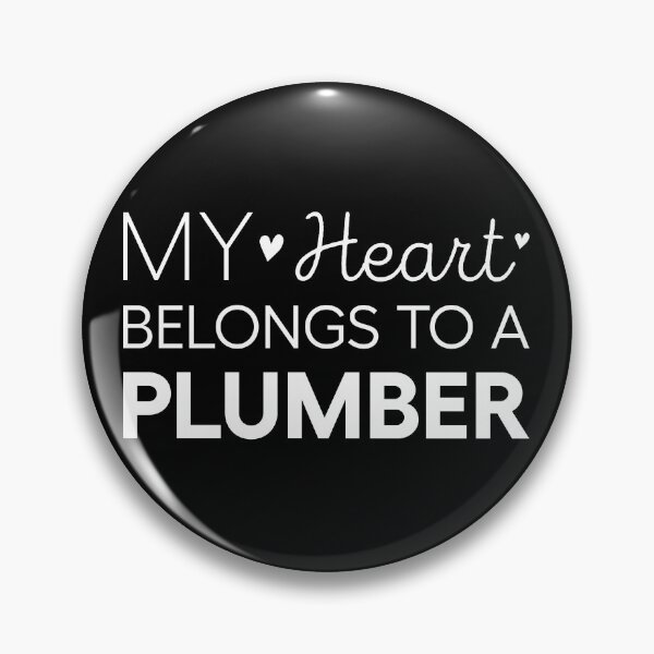 Item preview, My Heart Belongs To A Plumber Cute Plumber Wife designed and sold by RareBunny.