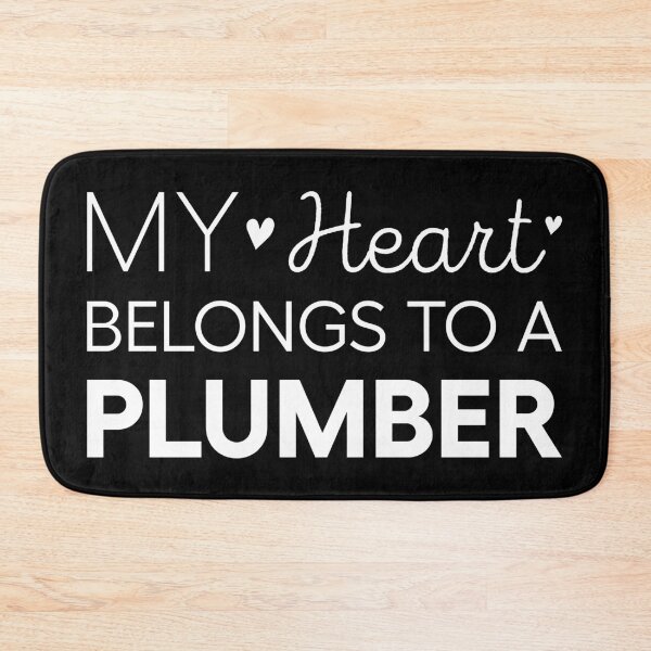 Item preview, My Heart Belongs To A Plumber Cute Plumber Wife designed and sold by RareBunny.