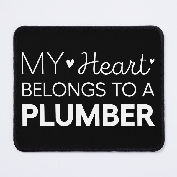 Item preview, My Heart Belongs To A Plumber Cute Plumber Wife designed and sold by RareBunny.