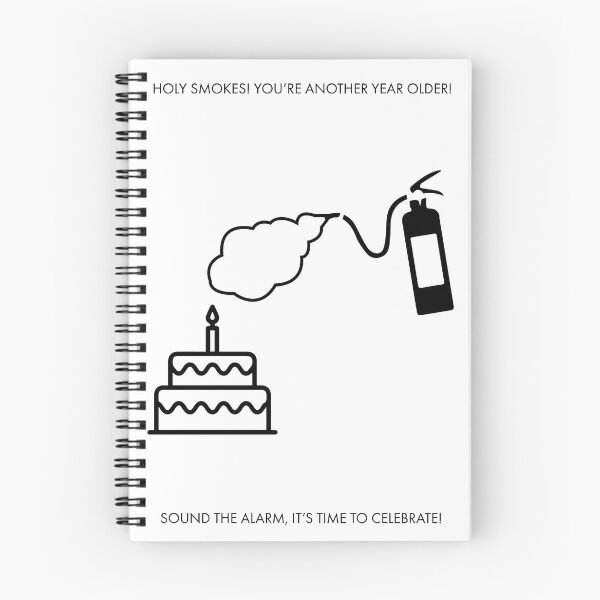 Item preview, Holy Smokes funny birthday card designed and sold by kyravreeland.