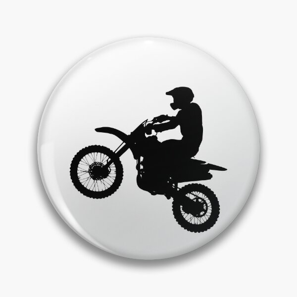 Item preview, Black graphic motorbike - dirt bike #2 designed and sold by sticker-vault.