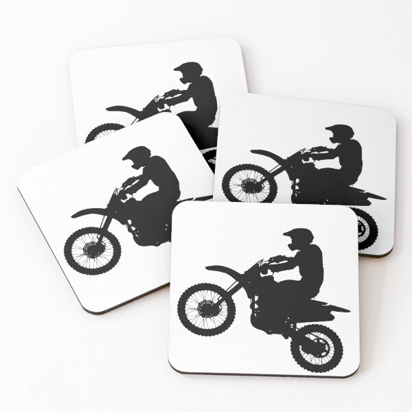Item preview, Black graphic motorbike - dirt bike #2 designed and sold by sticker-vault.