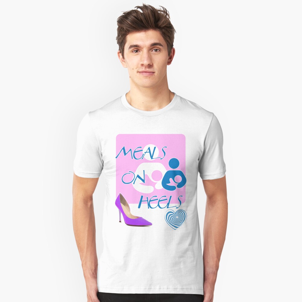 Meals on Heels! Breastfeeding Tee Slim Fit T-Shirt