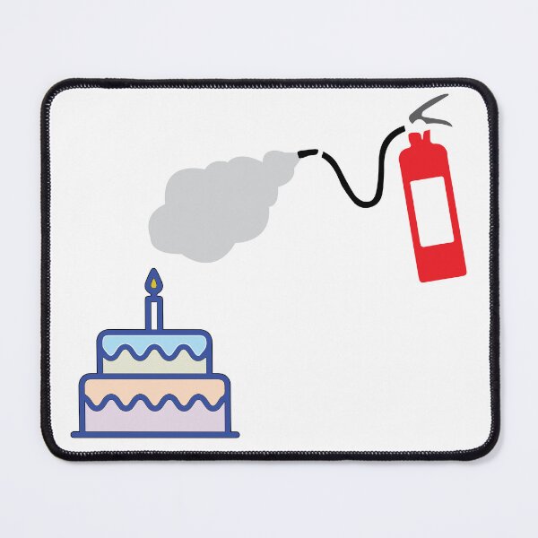Item preview, Holy Smokes Funny Fire Extinguisher Birthday card designed and sold by kyravreeland.
