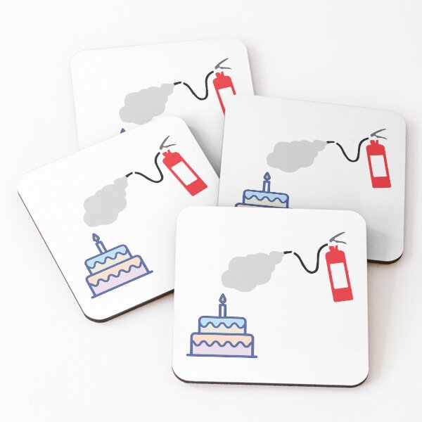 Item preview, Holy Smokes Funny Fire Extinguisher Birthday card designed and sold by kyravreeland.