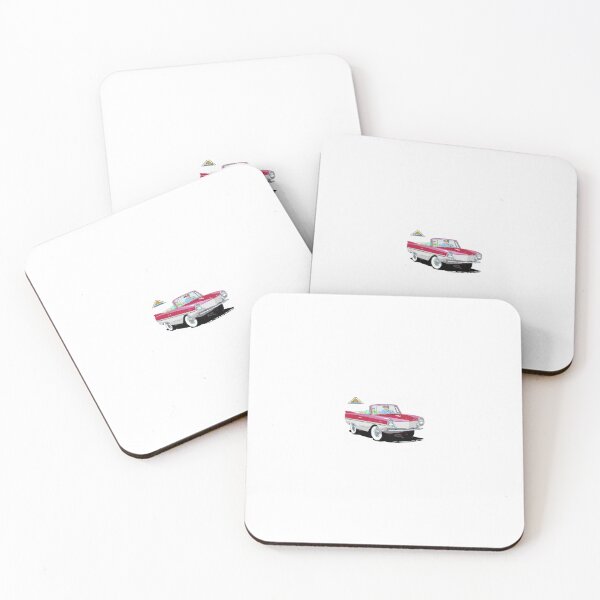 Item preview, Red and white colored Amphicar designed and sold by avenueart01.