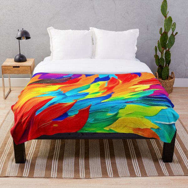 Aperçu de l'œuvre Peinture expressionniste abstraite vibrante créée et vendue par Health And Fitness Posts e-Store.