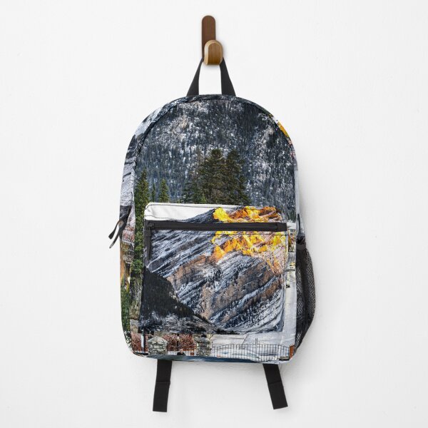 Item preview, Banff main street with Mount Rundle and Alpenglow designed and sold by Kana Photography.