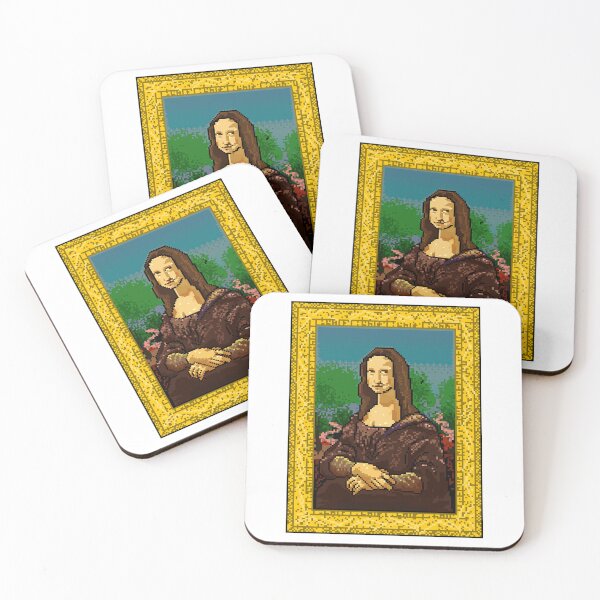 Item preview, Pixel Mona Lisa designed and sold by Art-by-Froggo.