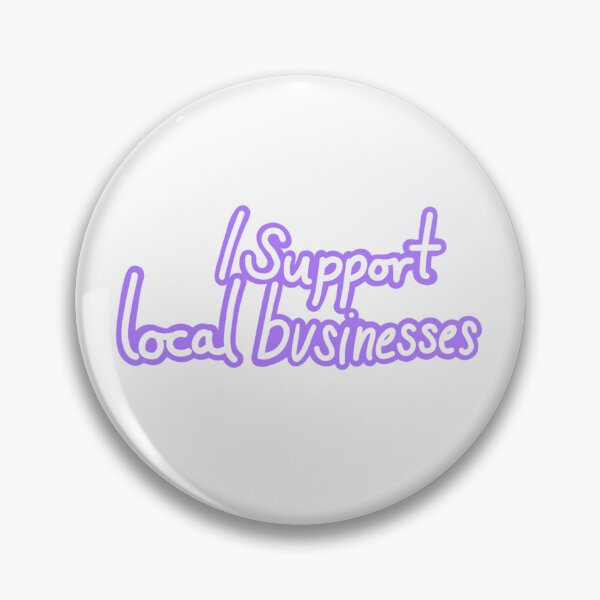 Item preview, "I Support Small Businesses" (PURPLE) designed and sold by kittybonesbasic.