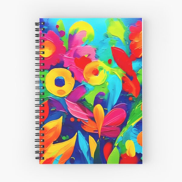 Item preview, Vibrant Floral Fantasy Painting designed and sold by Health And Fitness Posts e-Store.