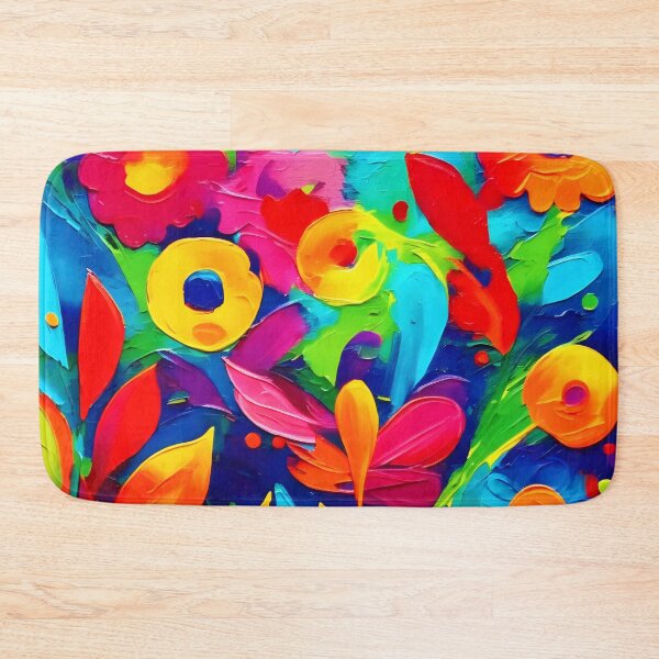 Item preview, Vibrant Floral Fantasy Painting designed and sold by Health And Fitness Posts e-Store.