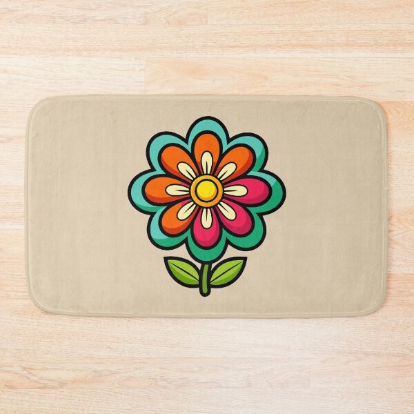 Item preview, Retro Orange Flower designed and sold by GraphicsClub.
