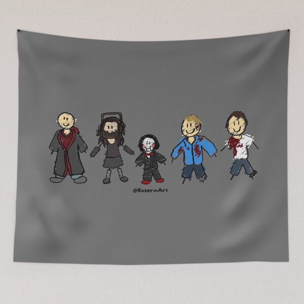 Item preview, Saw I Stick Figures designed and sold by RoserinArt.