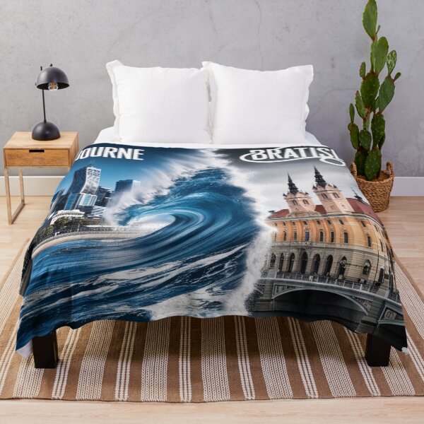 Item preview, Melbourne Australia vs Bratislava Slovakia designed and sold by MysticalSVK.