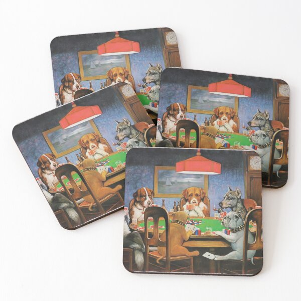 Item preview, A Friend in Need C.M.Coolidge -  Dogs Playing Poker designed and sold by RetroVoyages.
