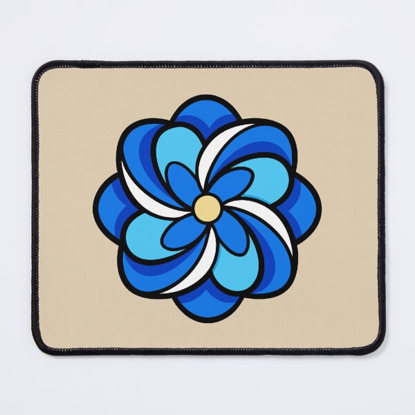 Item preview, Retro Blue Flower designed and sold by GraphicsClub.
