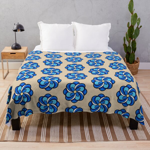 Item preview, Retro Blue Flower designed and sold by GraphicsClub.