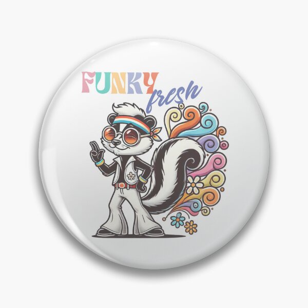 Item preview, Funky Fresh Skunk Retro Vibes designed and sold by Ivytee27.