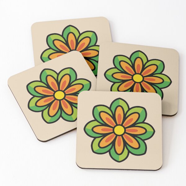 Item preview, Retro Orange  Flower designed and sold by GraphicsClub.