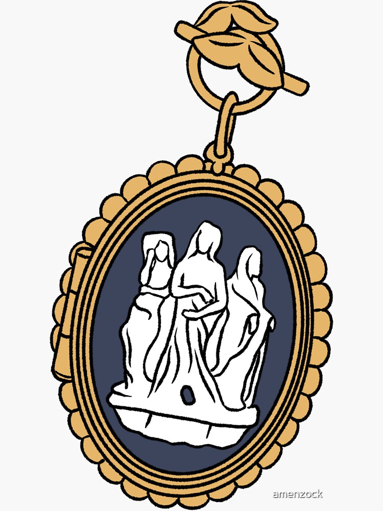 Thumbnail 3 of 3, Sticker, Maiden, Mother, Crone designed and sold by amenzock.