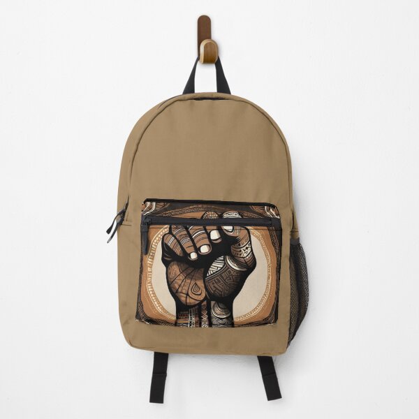 Item preview, African Kente Black Fist Design 2 designed and sold by AnkhLyfeApparel.