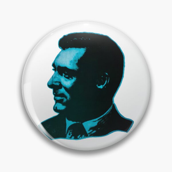 Item preview, Cary Grant's profile in blue designed and sold by AllTheseShirts.