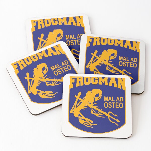 Item preview, Frogman; Mal Ad Osteo; designed and sold by StickerApe.