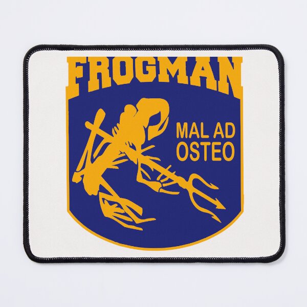 Item preview, Frogman; Mal Ad Osteo; designed and sold by StickerApe.